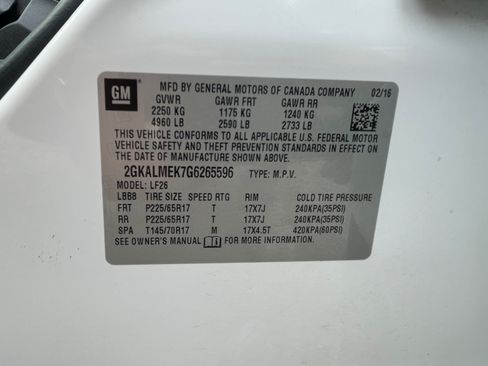 Used 2016 GMC Terrain SLE image 15