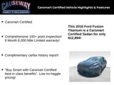 Used 2016 Ford Fusion Titanium image 2