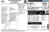 Used 2016 Nissan Frontier SV image 2