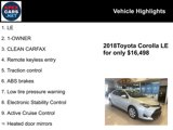 Used 2018 Toyota Corolla LE image 2
