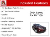 Used 2014 Lexus RX 350 FWD image 4