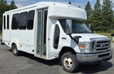 Used 2011 Ford E-450 and Econoline 450 Super Duty w/ Shuttle Bus Prep Pkg image 3