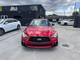 Used 2021 INFINITI Q50 Red Sport 400 w/ Carbon Fiber Package image 2