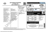 Used 2016 Nissan Frontier SV image 2