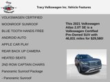 Certified 2021 Volkswagen Atlas SE w/ Panoramic Sunroof Package image 6