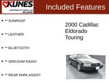 Used 2000 Cadillac Eldorado Touring image 3