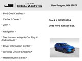 Certified 2021 Ford Escape SEL w/ SEL Stealth AWD Package image 2