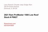Used 2021 RAM ProMaster 1500 image 2