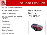 Used 2008 Toyota Tacoma PreRunner image 4