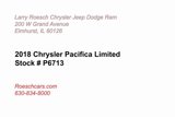 Used 2018 Chrysler Pacifica Limited w/ Advanced Safetytec Group image 2