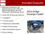 Used 2015 Dodge Durango Citadel w/ Trailer Tow Group IV image 2