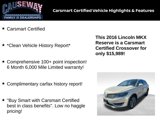 Used 2016 Lincoln MKX Reserve w/ Luxury Package image 2