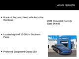 Used 2001 Chevrolet Corvette Convertible w/ Performance Handling Pkg image 6