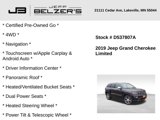 Certified 2019 Jeep Grand Cherokee Limited w/ Luxury Group II image 2