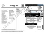New 2025 Nissan Versa S w/ S Plus Package image 2