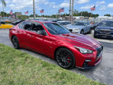Used 2019 INFINITI Q50 Red Sport 400 w/ Sensory Package image 4