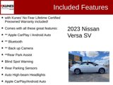 Used 2023 Nissan Versa SV image 2