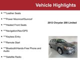 Used 2012 Chrysler 200 Limited w/ Sun/Sound Group image 2