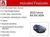 Used 2013 Lexus RX 450h AWD image 4