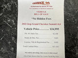 Used 2022 Jeep Grand Cherokee Summit w/ Luxury Tech Group V image 2