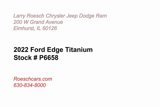 Used 2022 Ford Edge Titanium image 2