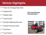Used 2012 Jeep Wrangler Unlimited Sport image 3