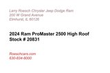 New 2024 RAM ProMaster 2500 w/ Quick Order Package 22G SLT image 2