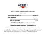 Used 2020 Cadillac Escalade ESV Platinum image 3
