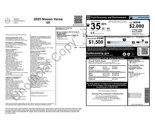 New 2025 Nissan Versa SR w/ Trunk Package image 2