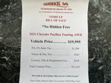 Used 2021 Chrysler Pacifica Touring image 2