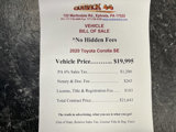 Used 2020 Toyota Corolla SE image 2