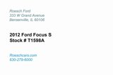 Used 2012 Ford Focus S image 2