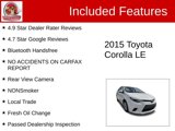 Used 2015 Toyota Corolla LE image 4