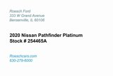 Used 2020 Nissan Pathfinder Platinum image 2