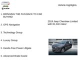 Used 2019 Jeep Cherokee Limited w/ Luxury Group image 2