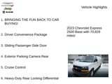 Used 2023 Chevrolet Express 2500 Extended w/ Driver Convenience Package image 2