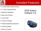 Used 2018 Subaru Outback 2.5i image 4