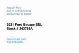 Used 2021 Ford Escape SEL w/ Technology Package image 2