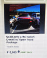 Used 2016 GMC Yukon Denali w/ Open Road Package image 2