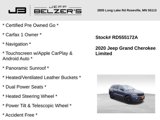 Certified 2020 Jeep Grand Cherokee Limited w/ Luxury Group II image 2