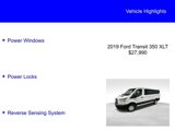 Certified 2019 Ford Transit 350 XLT image 2