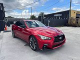 Used 2021 INFINITI Q50 Red Sport 400 w/ Carbon Fiber Package image 4