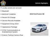 Used 2015 Ford Fusion SE w/ Equipment Group 201A image 2