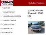 Used 2015 Chevrolet Silverado 1500 LTZ w/ Max Trailering Package image 2