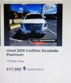 Used 2015 Cadillac Escalade Platinum image 4