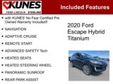 Certified 2020 Ford Escape Titanium w/ Titanium Premium Package 2.0 image 2