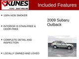 Used 2009 Subaru Outback 2.5i w/ Popular Equipment Group 2B image 2