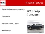 Used 2015 Jeep Compass Sport w/ Power Value Group image 3