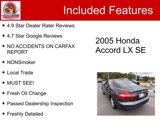 Used 2005 Honda Accord SE image 5