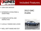 Used 2012 GMC Acadia SLT image 2